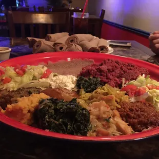 a plate of food