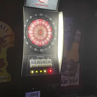 a dart on a dartboard