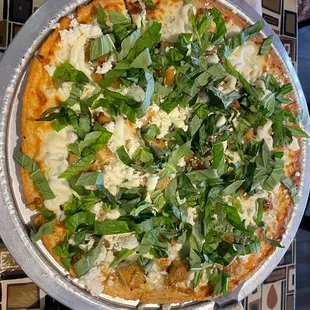 Cauliflower crust pizza