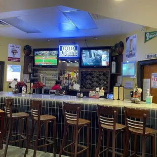 Bar area in the Restuarant