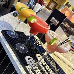Margaritas (Mango, Strawberry, Blackberry)