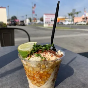 Dirty Esquite (Corn In A Cup) - mmm cornnn