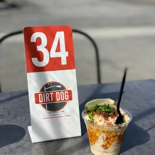 Dirty Esquite (Corn In A Cup) - yum!