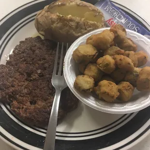 a plate of food