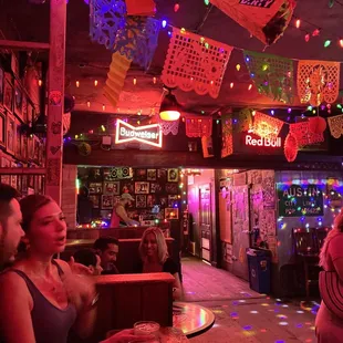 people sitting at a bar