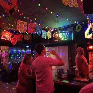 people in a mexican restaurant