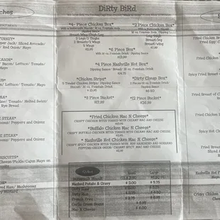 June 2024 menu. They close July 1 for 6 weeks.