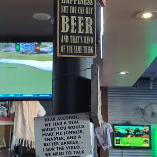 Fun interior and vibe