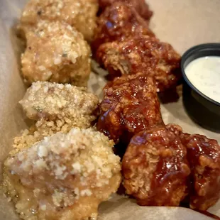 Garlic Parmesan and BBQ