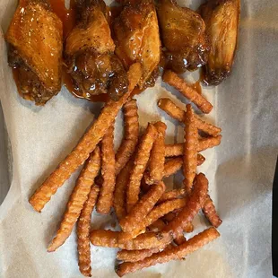 Side of the $6 sweet potato fries