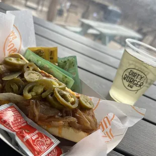 Turkey Chili Cheese Dog