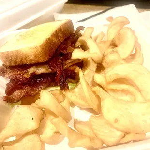 BLT Sandwich Seasoned Fries