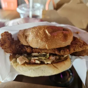 Sweet Byrd Sandwich and they don&apos;t even put the hot honey on the sandwich. Plain bad.