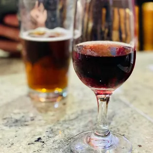 Free beer &amp; wine till they get their liquor license...