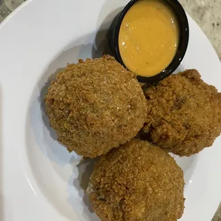 Fried Monterey Jack Pork Boudin Balls (3)
