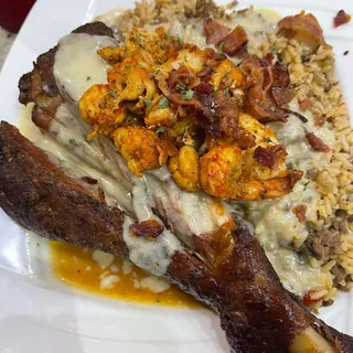 Crawfish Boudins Stuffed Smoked Turkey Leg