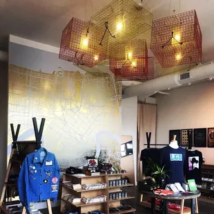 Crab trap chandelier by Daisy Dodge.