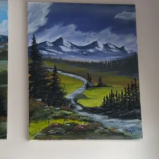 Local artist Richard Krejci sells his beautiful artwork here