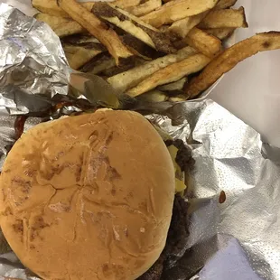 Pre-digestive state of burger