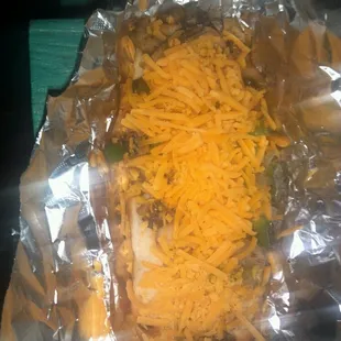 Philly Dog: grilled onion, cream cheese, cheddar cheese, grilled mushrooms and grilled bell peppers.