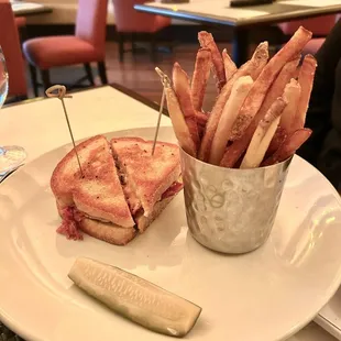 Reuben and Duck Fat Fries