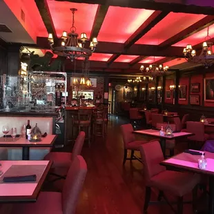 the interior of the restaurant