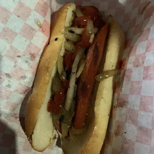 Spicy ( Hot link )Hot Dog