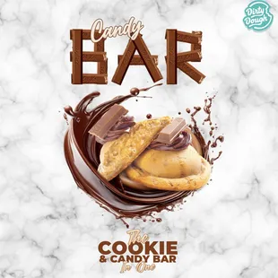 a cookie and chocolate bar