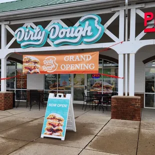 the front of the store