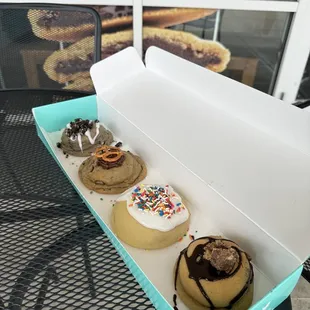 a box of doughnuts