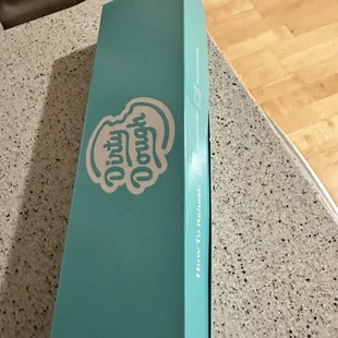 Tiffany box of cookies