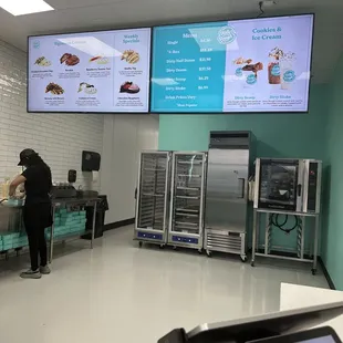 Inside and menu