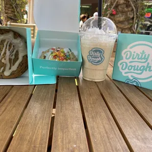 Top of the muffin, fruity crisp, fruity crisp shake