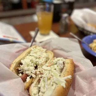Brisket &amp; Slaw Dog, Laras Pittsburgh Princess