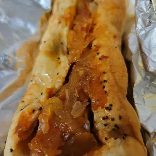 Spicy Slaw.Dog? I don't remember...