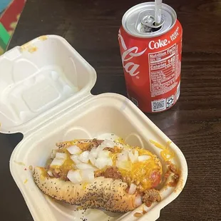 Delicious chili dawg!!!