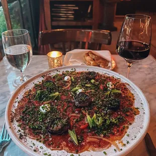 Lamb Carpaccio