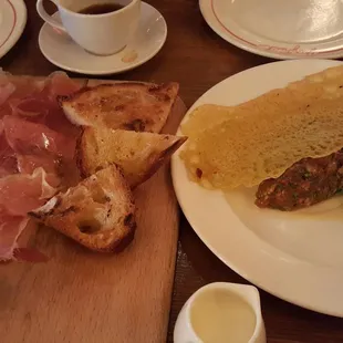 Lamb Tuna Tartar Mushrooms Pomme Frites