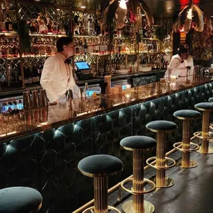 Upscale bar