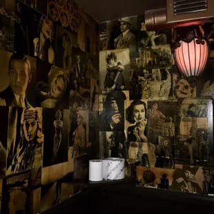 Plastered in each stall