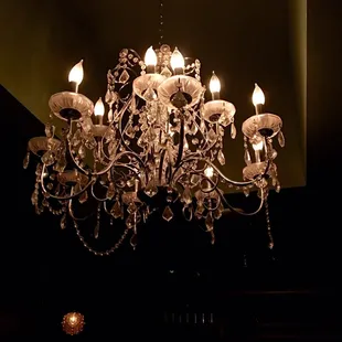 Nice chandelier in the other back room :)