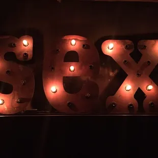 Well hello...! First thing you see when you walk in ;)