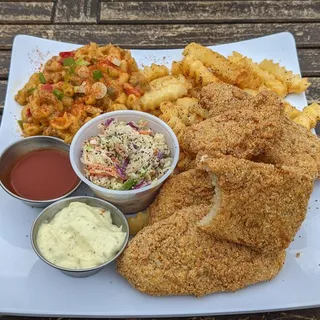 Cajun Catfish Platter
