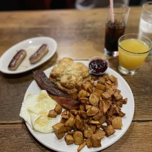 2 Egg Breakfast w/ extra side of meat