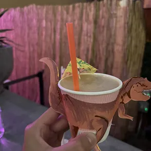 Fossil frozen drink