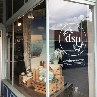 Downtown window display