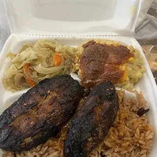 Jerk Catfish Lunch