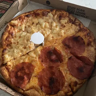 Small Half &amp; Half Pizza