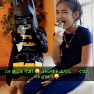 The CRAZY COLORS ice cream