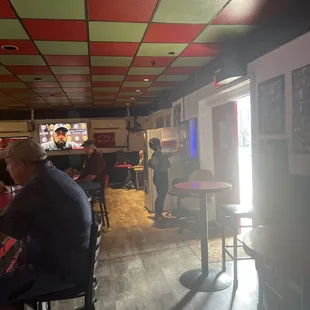 a man sitting at a bar